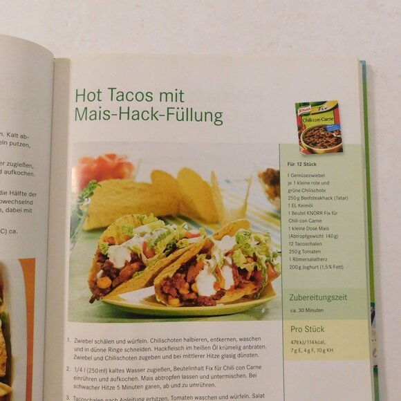 Knorr Das Kochbuch Ein Tag Fur Knorr Fix German Edition 2009 Hardcover Cookbook - Picture 4 of 8